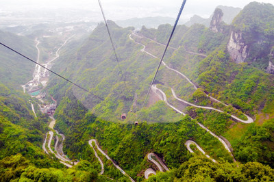 猎艳行动 张家界天门山迷雾之旅，遇见不一样的天门山索道设计